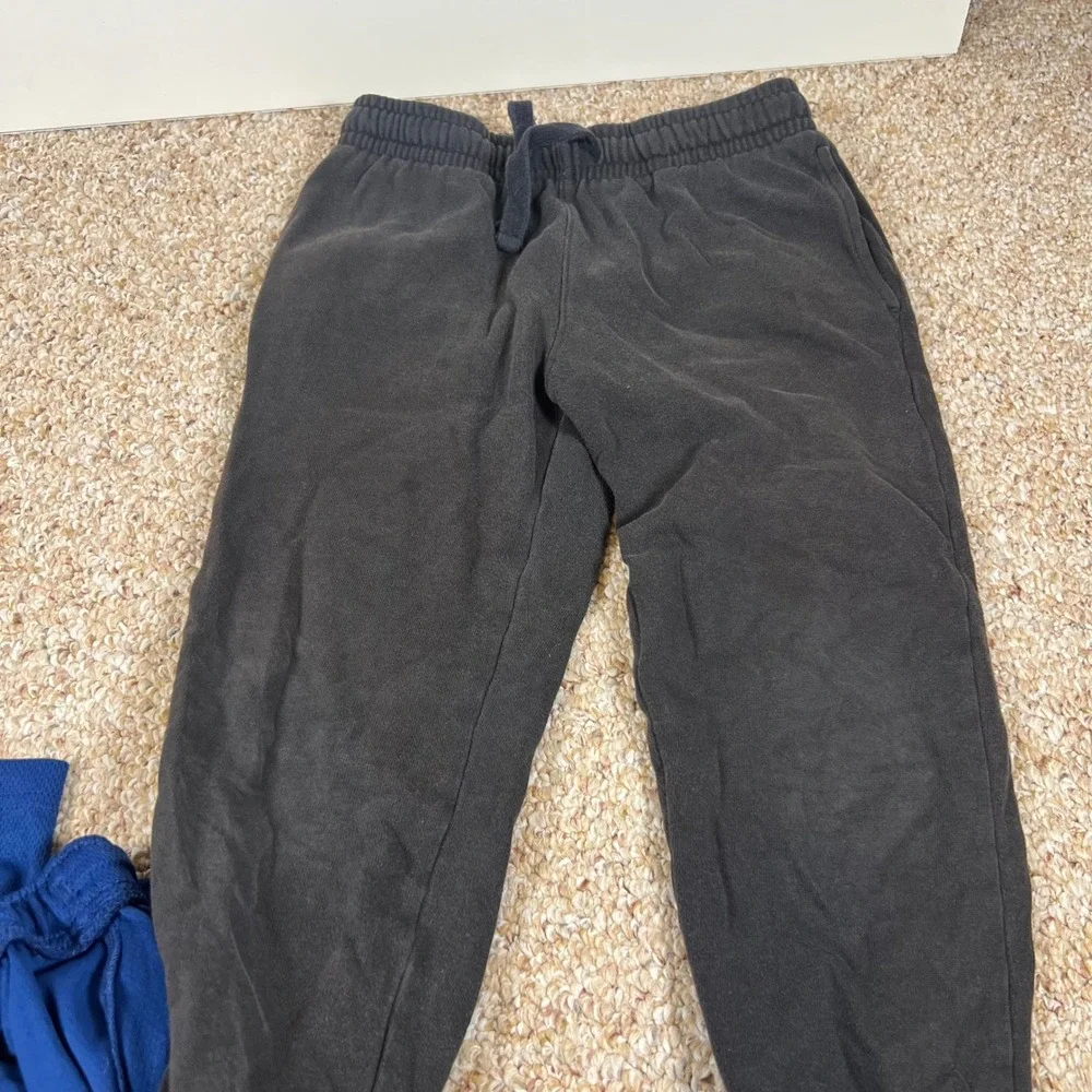 Boys Joggers Bundle Old Navy Active Blue Track Pants Athletic Works Black Fleece